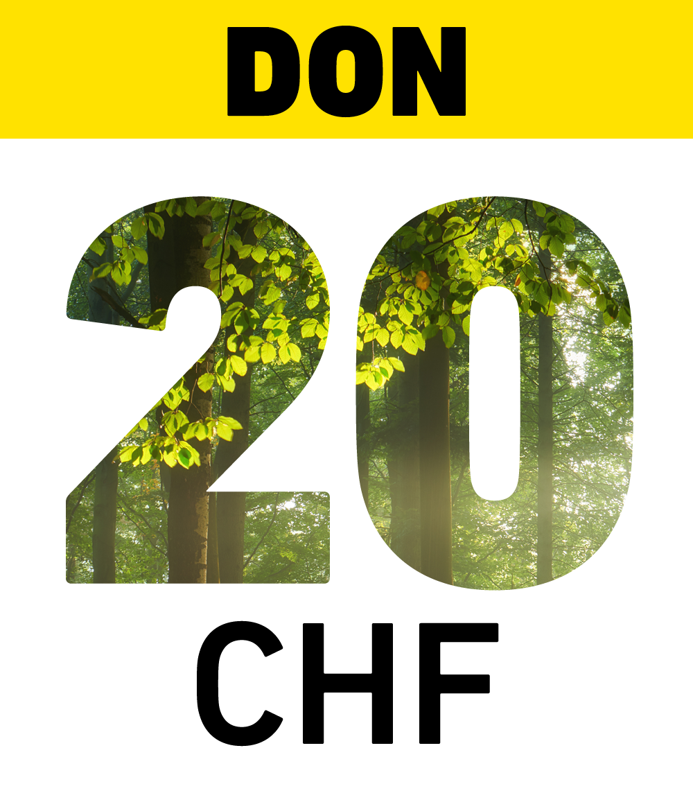 Don de 20.00 CHF à la Salamandre