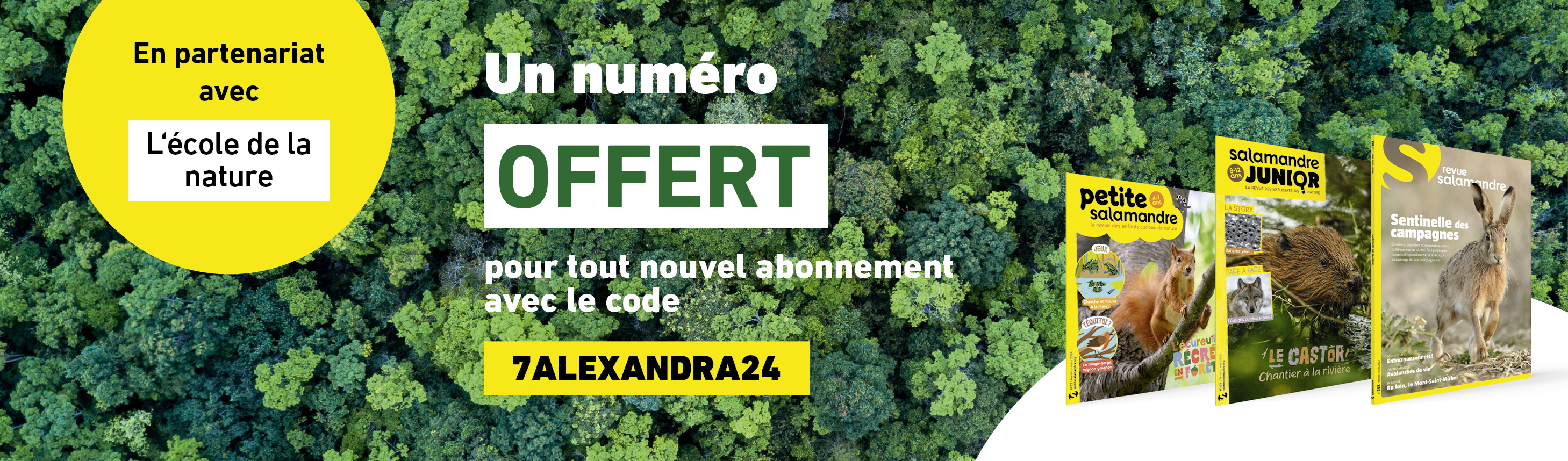 La sélection Salamandre de L'école de la nature