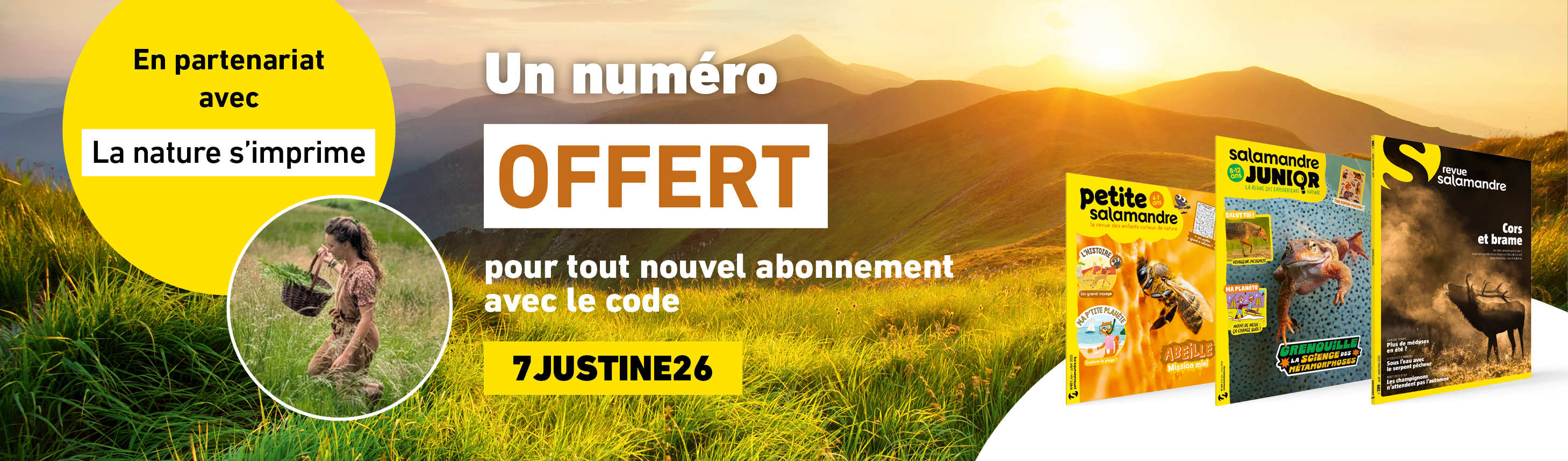 La sélection Salamandre de La nature s'imprime