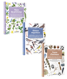 Pack Petits livres de la nature Oiseaux migrateurs/Traces d'animaux/fleurs du printemps
